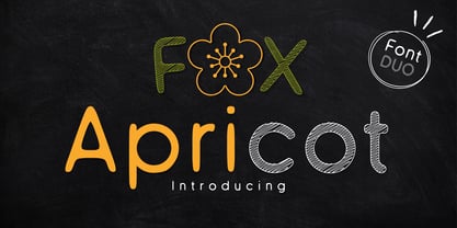 Fox Apricot Font Poster 1