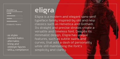 Eligra Font Poster 4