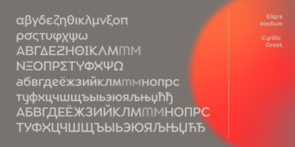 Eligra Font Poster 6