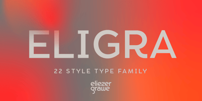 Eligra Font Poster 1