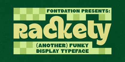 Rackety Font Poster 1