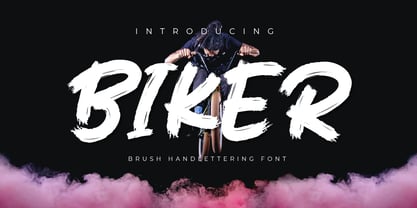 Biker Font Poster 1