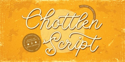 Chottlen Script Font Poster 1