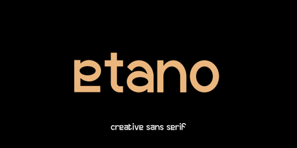 Etano Font Poster 1