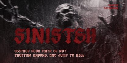 Ghostero Font Poster 4