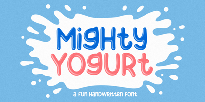 Mighty Yogurt Font Poster 1