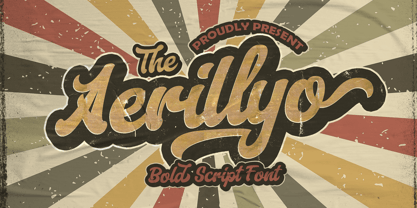 Aerillyo Font Poster 1