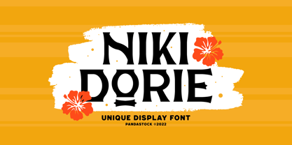 Niki Dorie Font Poster 1