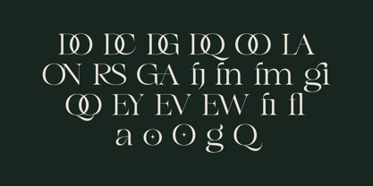 Agista Display Font Poster 7