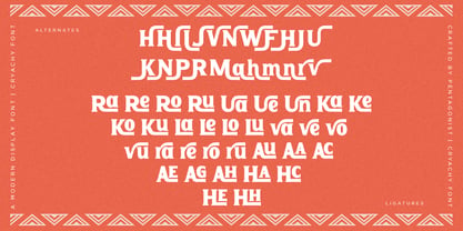 Cryachy Font Poster 10