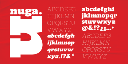 Nuga Font Poster 2