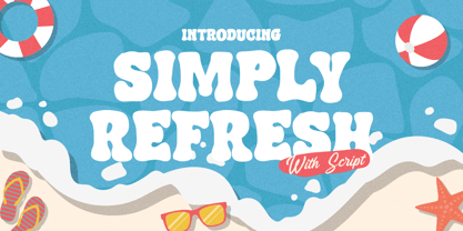 Simply Refresh Font Poster 1