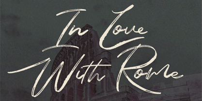 In Love With Rome Font Poster 1