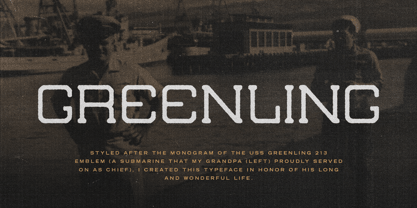 Greenling Font Poster 1