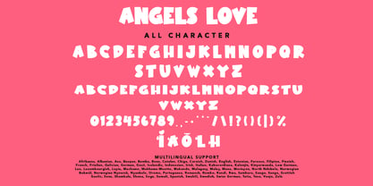 Angels Love Font Poster 7