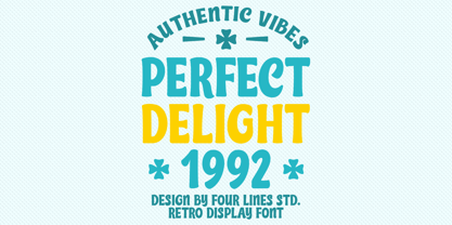 Perfect Delight 1992 Font Poster 1