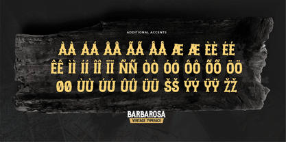 Barbarosa Font Poster 7