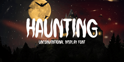 Haunting Font Poster 1