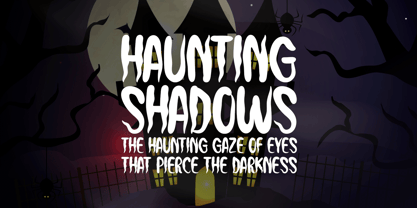 Haunting Font Poster 2