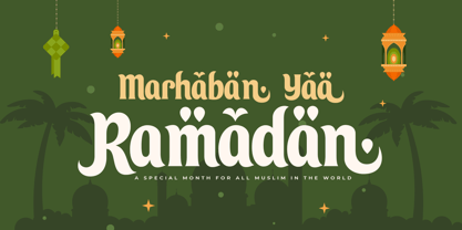 Arabic Ramadan Style Font Poster 3