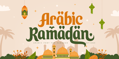 Arabic Ramadan Style Font Poster 1
