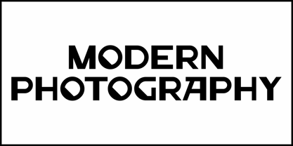 Modern Photography JNL Font Poster 2