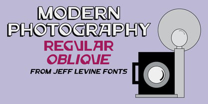 Modern Photography JNL Font Poster 1