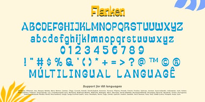 Flanken Font Poster 10