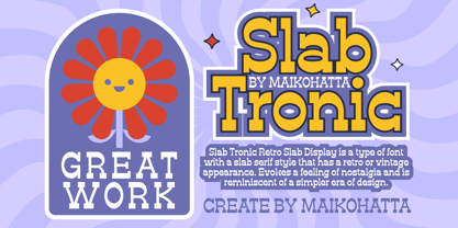 Slab Tronic Font Poster 5