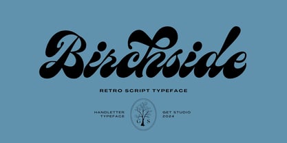 Birchside Typeface Font Poster 1