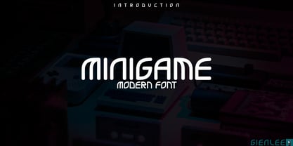Minigame Font Poster 1