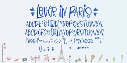 Holiday In Paris Font Poster 10