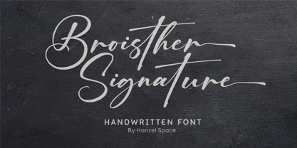 Broisther Font Poster 9