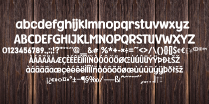 Mikalgo Font Poster 9