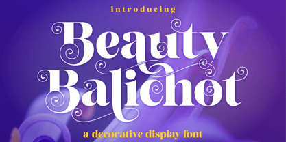 Beauty Balichot Font Poster 1