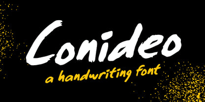 Conideo Font Poster 1