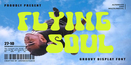 Flying Soul Font Poster 1