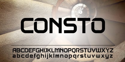 Consto Font Poster 2