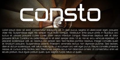 Consto Font Poster 8