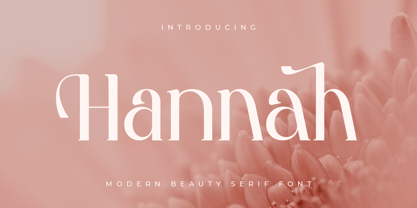 Hannah Style Font Poster 1