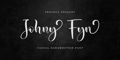 Johny Fyn Font Poster 1