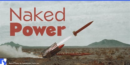 Naked Power Font Poster 1