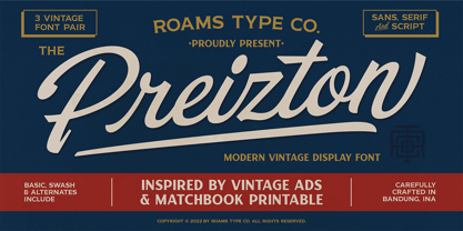 RTCO Preizton Font Poster 1