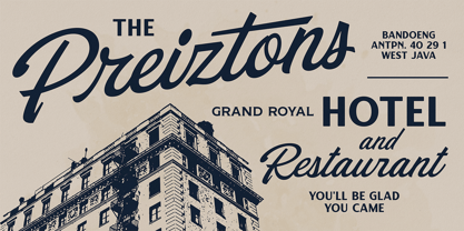 RTCO Preizton Font Poster 5