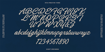 RTCO Preizton Font Poster 4