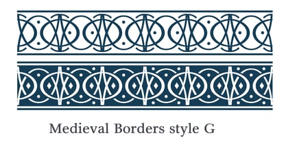 Medieval Borders Font Poster 7