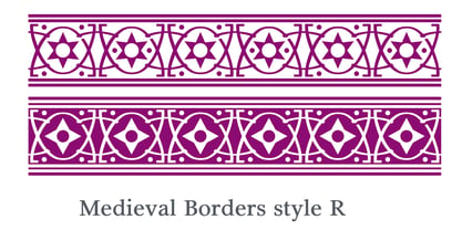 Medieval Borders Font Poster 9