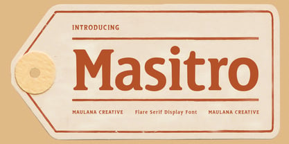 MC Masitro Font Poster 1