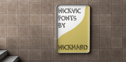 Nickvic Font Poster 2
