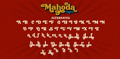 Mahoda Display Font Poster 10
